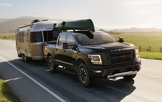 2022 Nissan TITAN towing airstream | Courtesy Nissan PA in Altoona PA