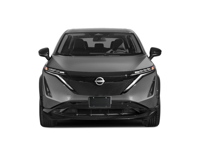 Front view of a gray 2024 Nissan Ariya | Nissan service in Altoona, PA | Courtesy Nissan PA