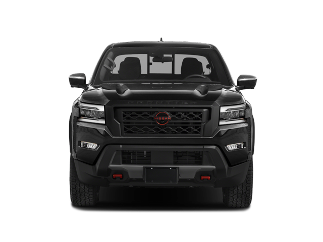 Front view of a black 2024 Nissan Frontier | Nissan dealer in Altoona, PA | Courtesy Nissan PA