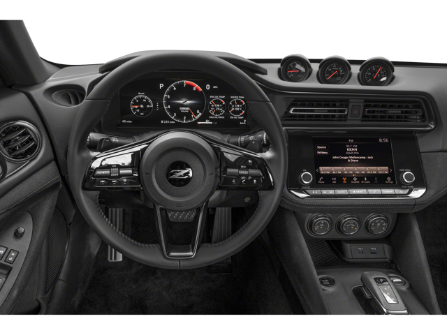 Interior view inside of a 2024 Nissan Z of the steering wheel and dashboard area | Nissan dealer in Altoona, PA | Courtesy Nissan PA