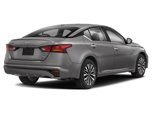 Rear profile view of a gray 2024 Nissan Altima | Nissan dealer in Altoona, PA | Courtesy Motor Sales
