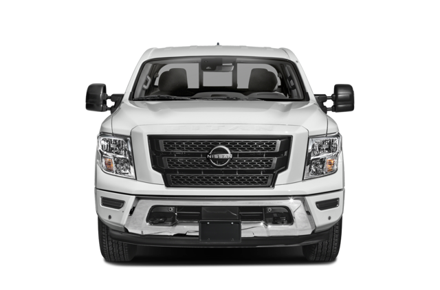 Front view of a white 2024 Nissan Titan | Nissan Dealer in Altoona, PA | Courtesy Nissan PA