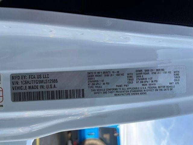 2021 Jeep Gladiator High Altitude 4X4